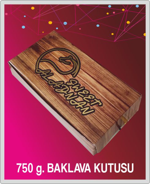 750 gr Baklava Kutusu