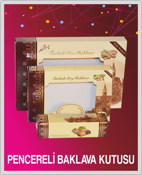 Pencereli Baklava Kutusu