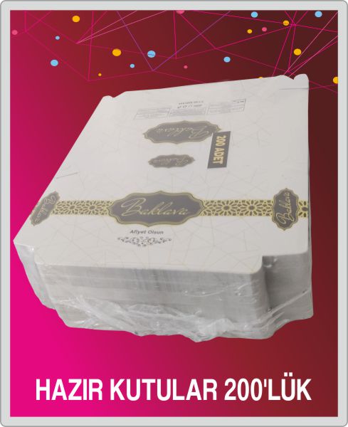 Hazır Kutular 200 lük