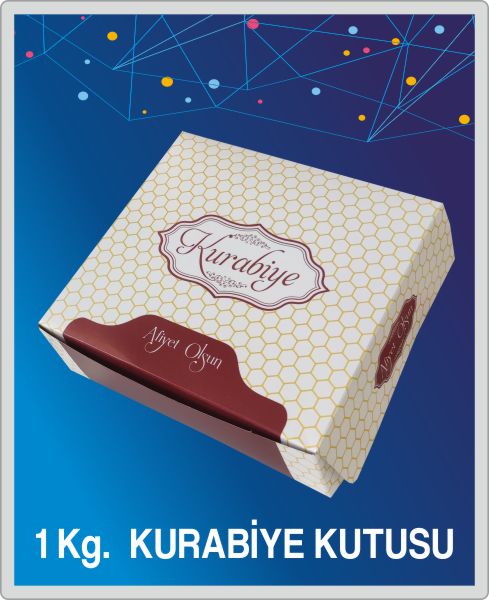 1 Kg.  Kurabiye Kutusu