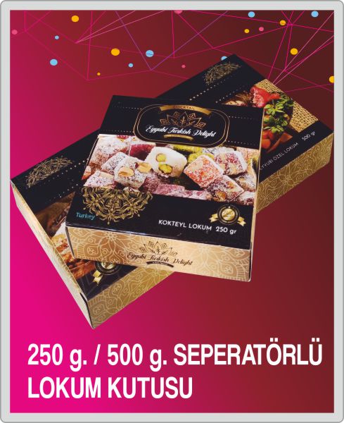 250 g./500 g. SEPERATÖRLÜ KUTUSU